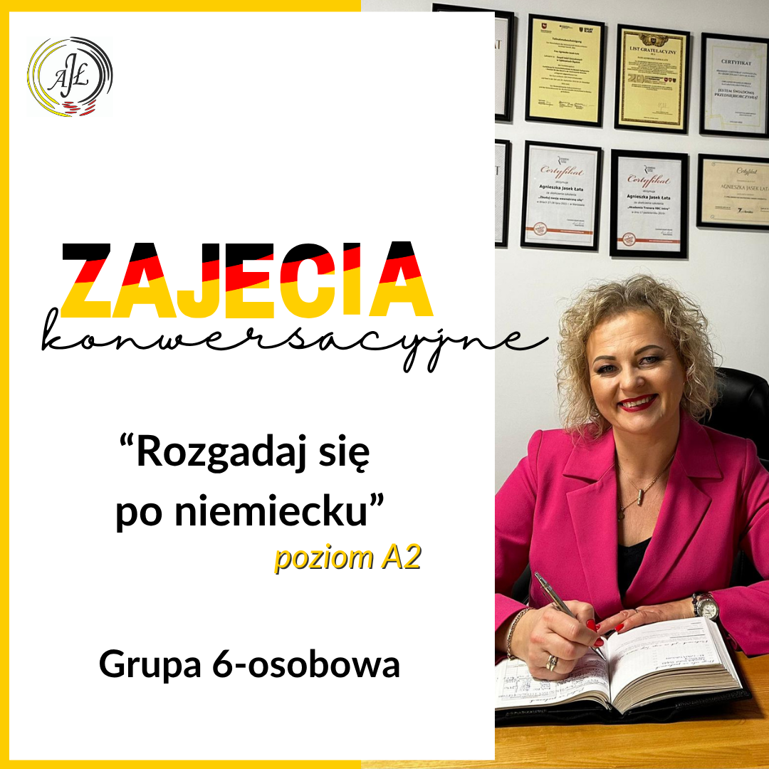 Zajęcia grupowe "Rozgadaj się po niemiecku!" poziom A2 1 poziom-A2